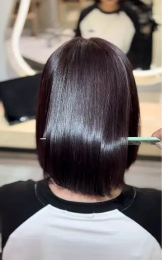ミディアム 🫧透明感 × 艶髪カラー🫧このかのヘアスタイル