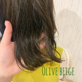 セミロング カラー カぺリベラ 香里園店のヘアスタイル