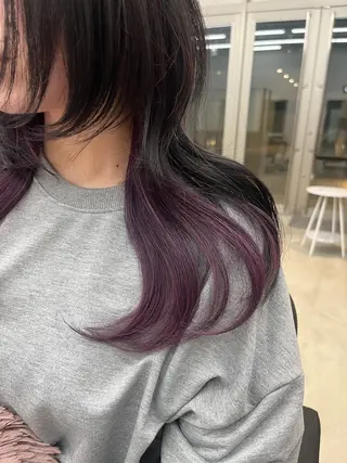 ロング のあ/カットモデル/ ブリーチモデルのヘアスタイル