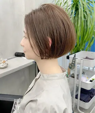 ショート カラー 👑ボブはお任せ ミヤノ👑のヘアスタイル