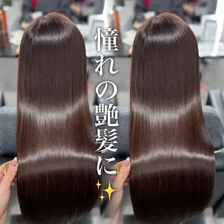 ロング 岡 龍太郎のヘアスタイル