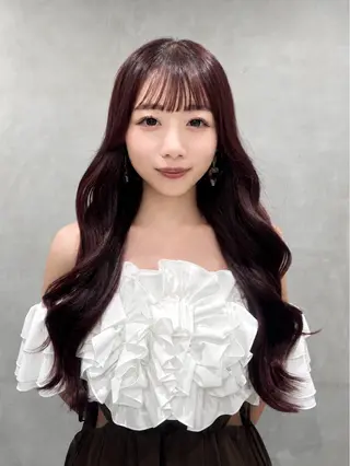 ロング カラー girly上品ヘア 🎀/ベージュikuのヘアスタイル