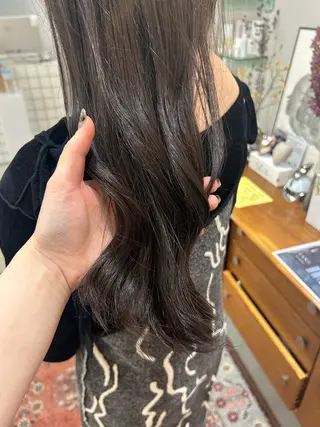 カラー 似合わせ艶感カラー/ オリーブ/チカ🎀のヘアスタイル