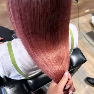 ロング 柔らかいbeige ￤韓国￤🩰マユ🩰のヘアスタイル