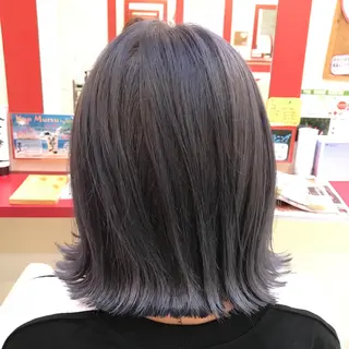 ミディアム カラー 櫻井 なんなのヘアスタイル