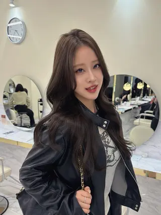 ロング hiyori🎀 韓国レイヤーのヘアスタイル