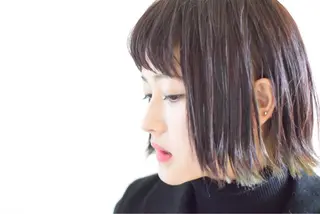 ショート ミディアム カラー ヘアアレンジ 今泉 直裕ショートボブの匠のヘアスタイル
