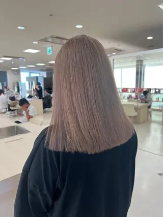カラー シャドウパーマ／骨格 矯正カット　トモキのヘアスタイル