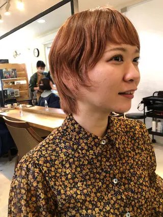ショート カラー eri kinjoのヘアスタイル
