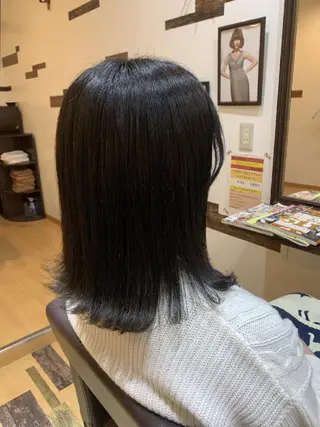 ミディアム カラー サトウ シューイチのヘアスタイル