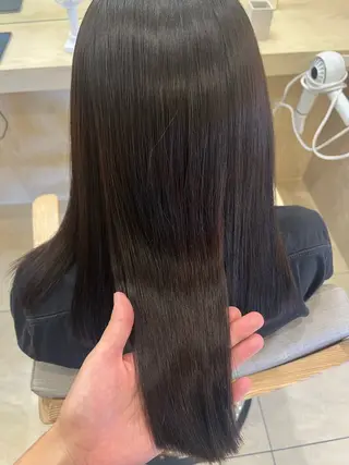 セミロング 透明感カラー/ツヤ髪 漆谷妃茉莉🌷のヘアスタイル
