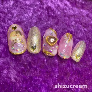 ネイル shizucream 痛デコネイル専門のネイルデザイン