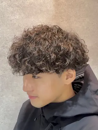 ショート カラー パーマ メンズ キッズ 🔥パーマ特化🔥 優馬のヘアスタイル