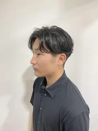パーマ メンズ こじま しょういちのヘアスタイル