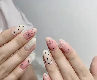 ネイル By moonネイル 🌷ワンホン/韓国風のネイルデザイン