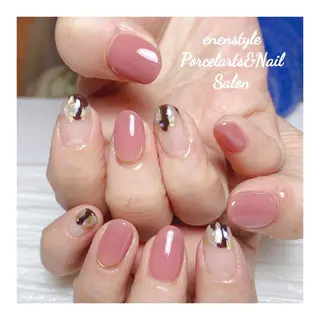 ミディアム ネイル 🐾enen style 🐾のネイルデザイン