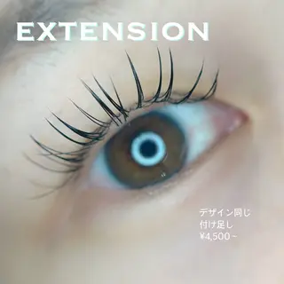 マツエク・マツパ irie(アイリー) hair&eyeのマツエク・マツパデザイン