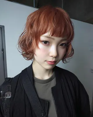 ショート パーマ デジタルパーマ/ボブ 表参道/さえのヘアスタイル