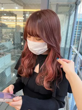 ロング カラー 🌛ダブルカラー 🌜SAYAKAのヘアスタイル