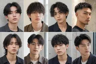 ショート メンズ 緑地公園メンズカット メンズパーマのヘアスタイル