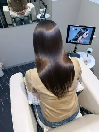 ロング カラー ulu+sia/ 神戸本格派髪質改善のヘアスタイル