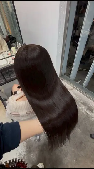 ロング カラー ヘアアレンジ 💟艶髪ワンカラー 💟/ミオのヘアスタイル