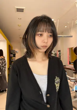 ミディアム 神作 汐里　江古田 /透明感カラー🌿のヘアスタイル