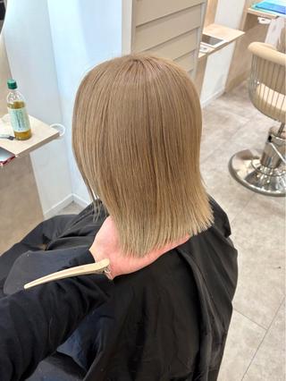 ミディアム 廣庭 勇人のヘアスタイル