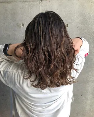セミロング カラー ヘアアレンジ 🎀 原宿/ブリーチ 🎀 ♡Reina♡のヘアスタイル