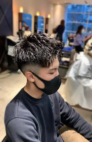 パーマ メンズ メンズ専門 井藤 雅也のヘアスタイル