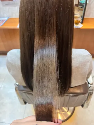 ロング カラー 髪質改善/ストレート /艶髪/熊谷はつなのヘアスタイル