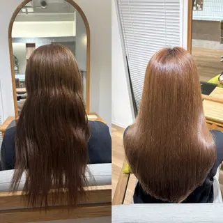 ロング RINNO🌷透明感 カラー/髪質改善のヘアスタイル