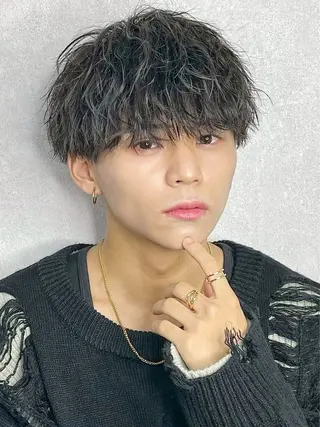 ショート メンズ スパイキーショート/ 海外風特化/田代悠大のヘアスタイル