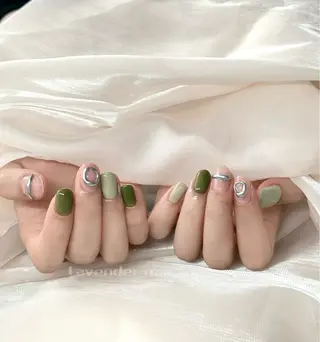 ネイル Lavender nail·中島公園のネイルデザイン