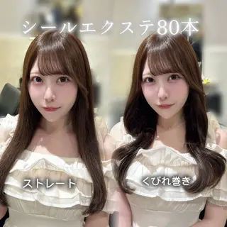 ロング カラー レイヤー×髪質改善 にちか🐰🎀のヘアスタイル