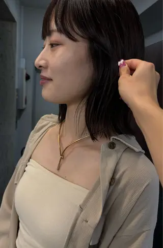 ミディアム カラー ヘアアレンジ 💟Opus // Mizuki🐕のヘアスタイル