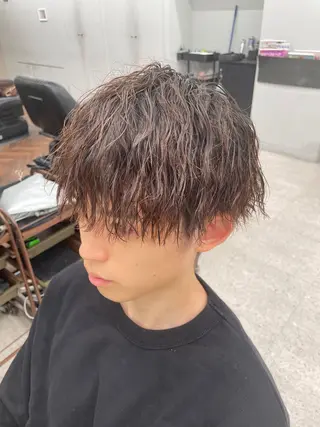 パーマ メンズ 京都河原町 メンズパーマ助川龍哉のヘアスタイル