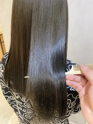 セミロング カラー ヘアアレンジ ネイル マツエク・マツパ 夜23時まで予約🉑 reverieあきらのヘアスタイル