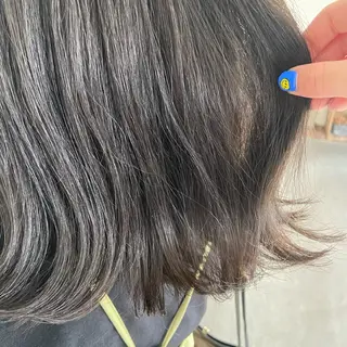 ミディアム カラー 透け感カラー/ momo🦕のヘアスタイル