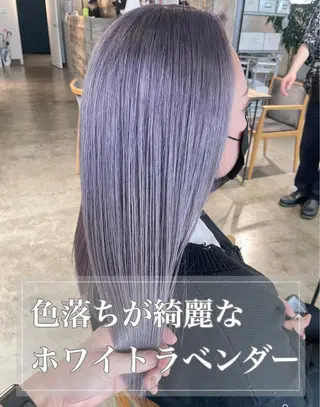 ミディアム ✨艶ブリーチカラー ✨四ノ宮裕己のヘアスタイル