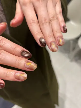 ネイル kanell⭐︎ ニュアンスネイルのネイルデザイン