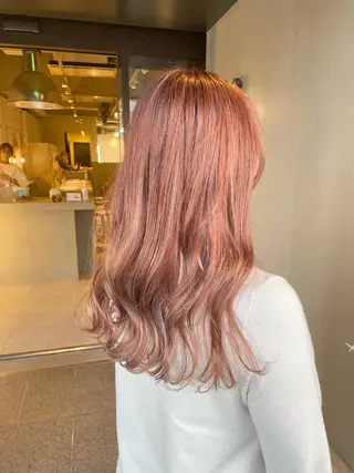 ロング カラー ハイトーンカラー♡ yuのヘアスタイル