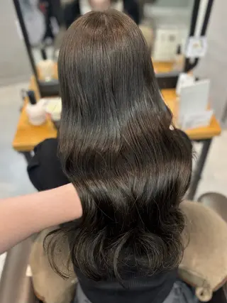 ロング カラー うる艶カラー 顔周りカット♡ikuのヘアスタイル