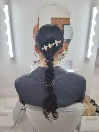 ロング ヘアアレンジ 渥美 寿美翔のヘアスタイル