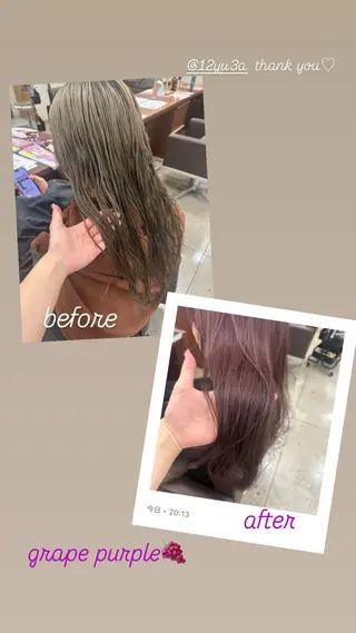 カラー 川島 光のヘアスタイル
