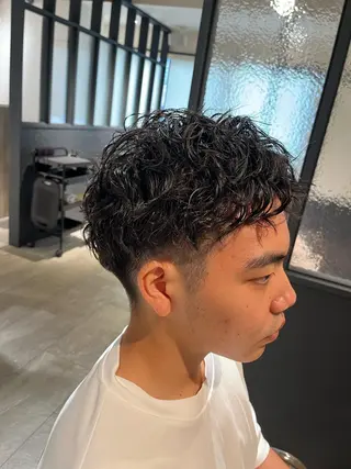 パーマ メンズ 小島 智子のヘアスタイル