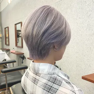 ショート カラー メンズ ✂︎ウルフ・ショート ✂︎MIKUNIのヘアスタイル