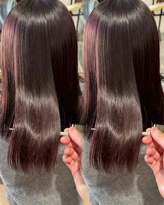 鶴ケ峰カラー 透明感カラー葵🫧のヘアスタイル