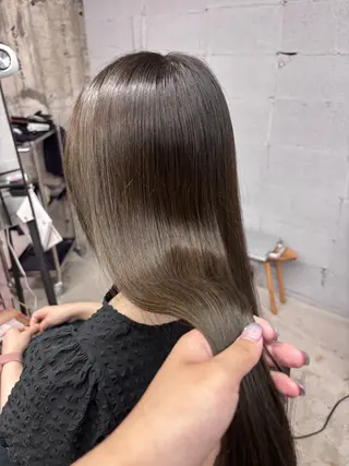 ロング 透明感ｶﾗｰ🫧 rico💗空き🈶のヘアスタイル