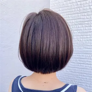 ショート カラー コテ巻き風パーマ★ はるさんのヘアスタイル